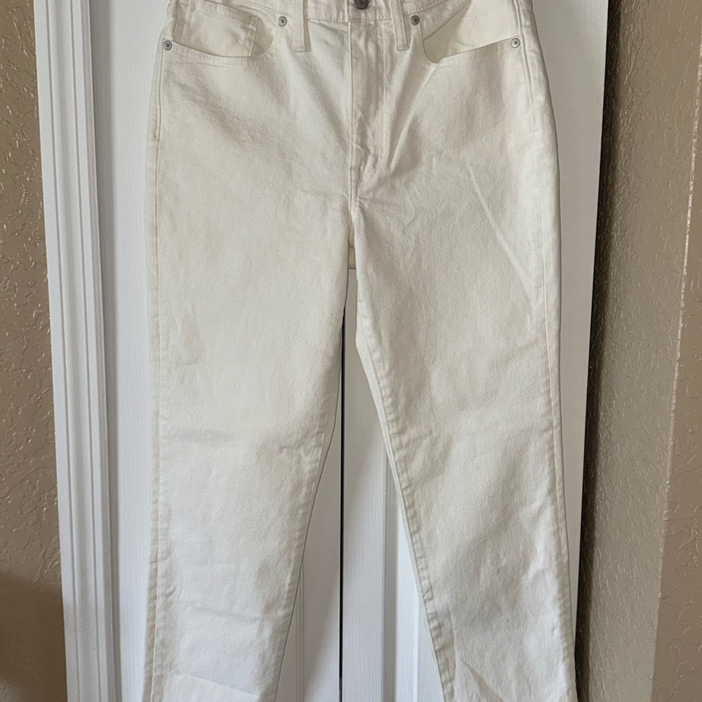 *NWT* Madewell Off-White Girl Jeans